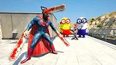 GTA 5 Superman VS Blue Minion Funny Ragdoll EP 106