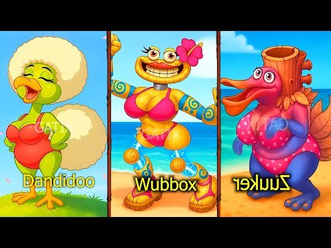 ALL Monsters My singing monsters: BRAINROT ANIME OPENING