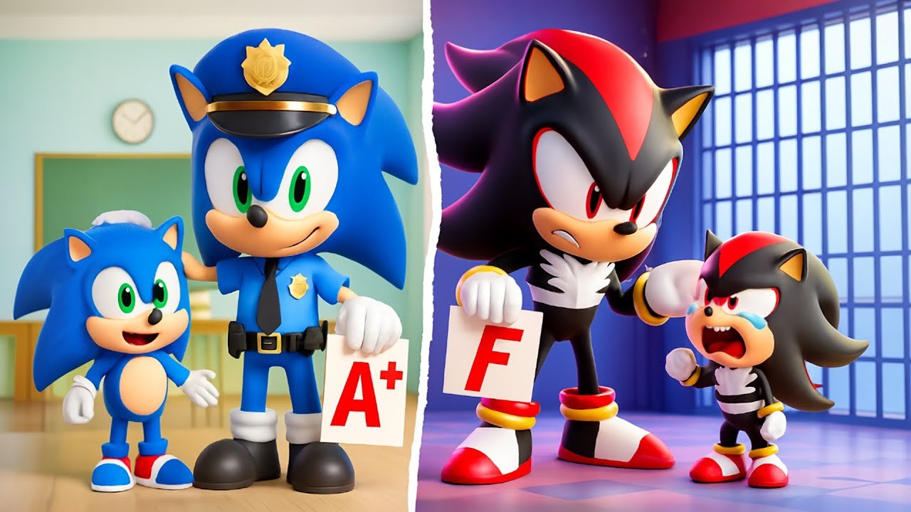 POLICE Sonic vs PRISONER Shadow Family?!? Sha...