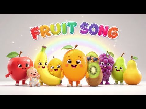 Fruit Song for Kids | Yum Yum Fruits 🍎🍌🥭 | Fun Learning Song for Toddlers #nurseryrhymes #kidssongs