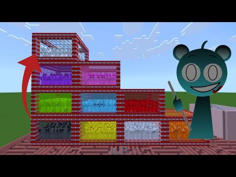 Sprunki vs Horror Sprunki in Minecraft All Ne...