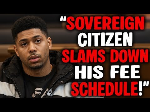 Sovereign Citizen LOSES IT When Court REFUSES His Fee Schedule — Instant MELTDOWN!
