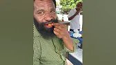 Rambo showing how they use betel nut in Papua New Guinea.