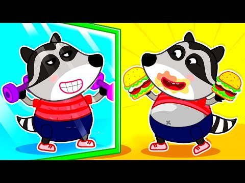 No More Junk Food! Let's Eat Healthy to Keep Your Whole Body Healthy | Raccoons