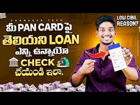 How To Check How Many Loans On My Pan Card | Free Credit Report In Telugu | CreditMantri