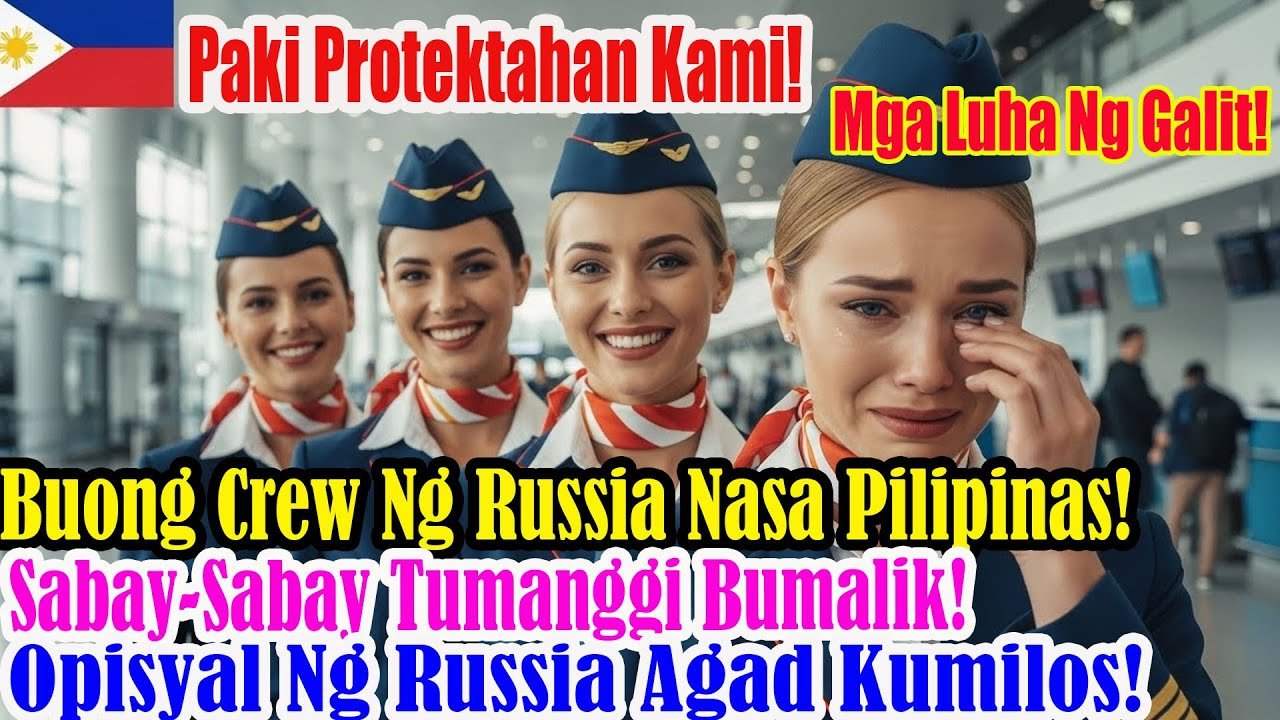 Nakakagulat! Russian Flight Attendant Napaluha Nang Batiin ang Janitress sa NAIA, Maynila Pilipinas!