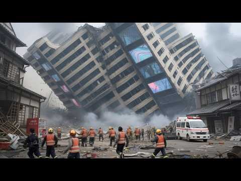 Powerful Earthquake Rocks Japan – Real Footage From the Ground