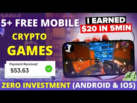 5 FREE HIGH EARNING Crypto Games to EARN REAL MONEY 2025 (PART 2) | Zero Investment (Android & IOS)