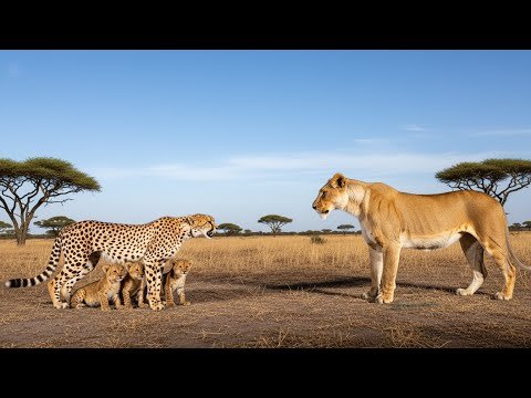 Mother Cheetah Raised 3 Lion Cubs — When the ...
