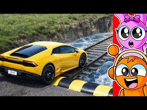 CARS VS TRAIN TRACKS