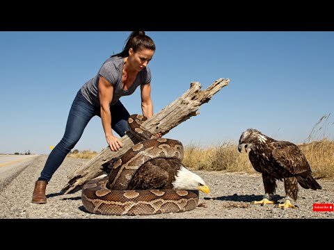 Animal Rescue: Brave Eagle Rescued from Giant...